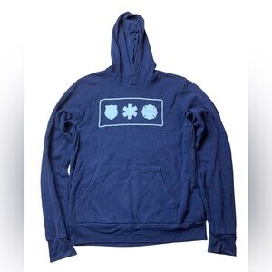 Bella + Canvas First Responder Hoodie | Police EMS Fire | Navy Blue | Size M